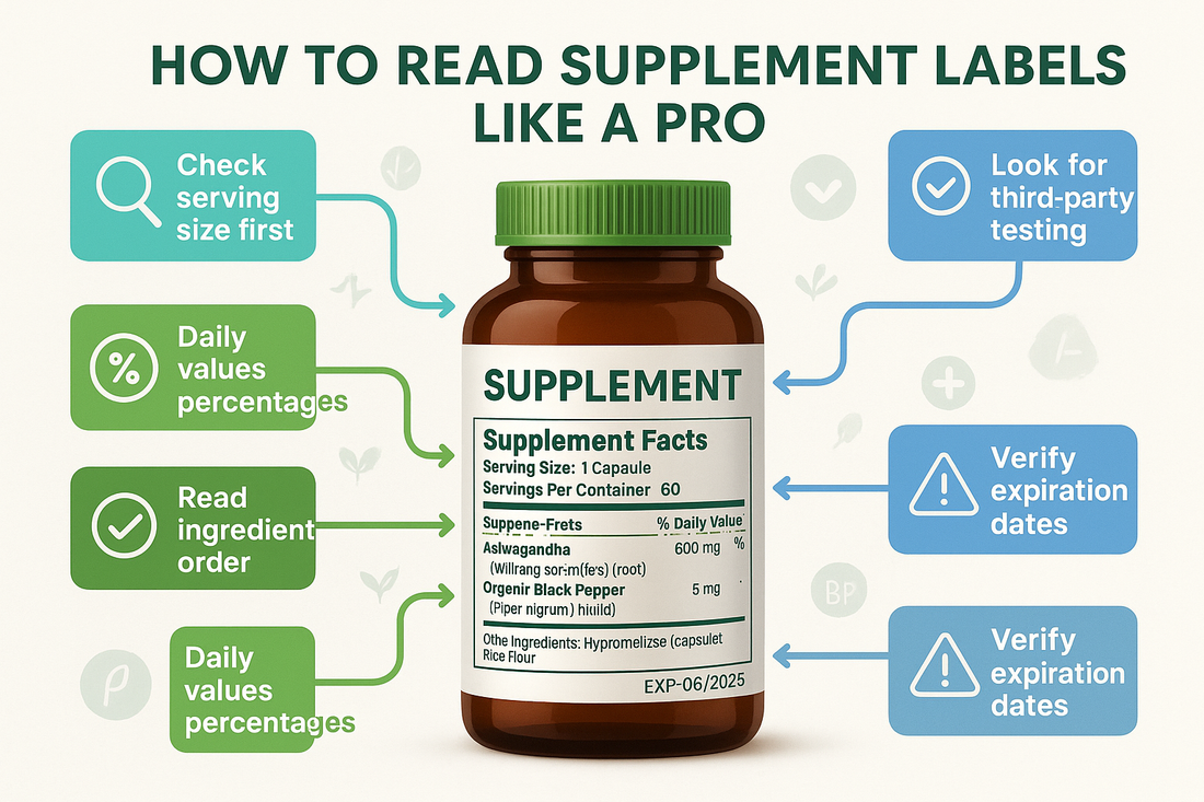 How to Read Supplement Labels Like a Pro