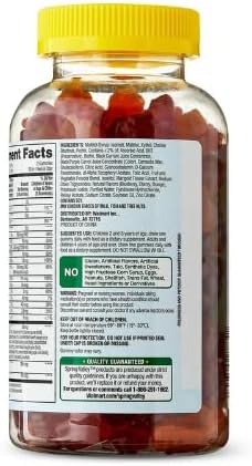 Spring Valley Zero Sugar Kids Multi Gummy, 180 Count + Dri Store Sticker.