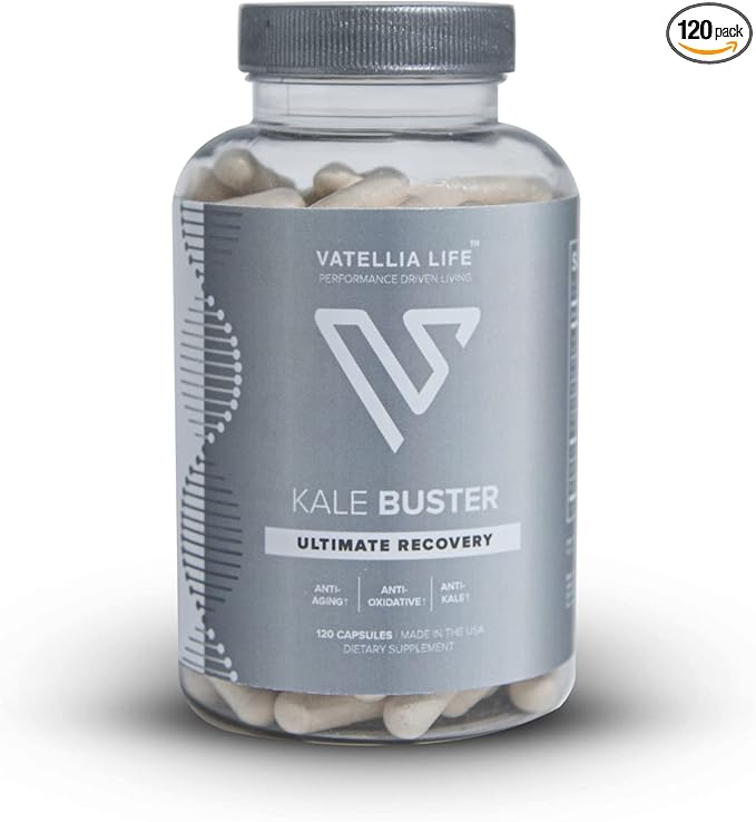 New from Kale Buster | Ultimate Joint Support | Increased Energy | Decreased Brain Fog | Loaded with Vitamin K2 | Better Than Kale | Dave Aspreyโs Favorite |120 Capsules (60Day Supply)