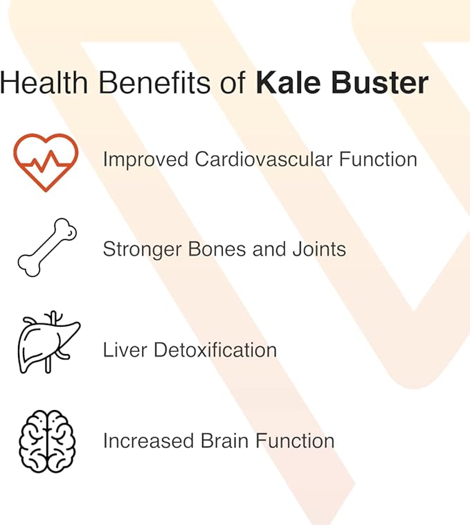 New from Kale Buster | Ultimate Joint Support | Increased Energy | Decreased Brain Fog | Loaded with Vitamin K2 | Better Than Kale | Dave Aspreyโs Favorite |120 Capsules (60Day Supply)