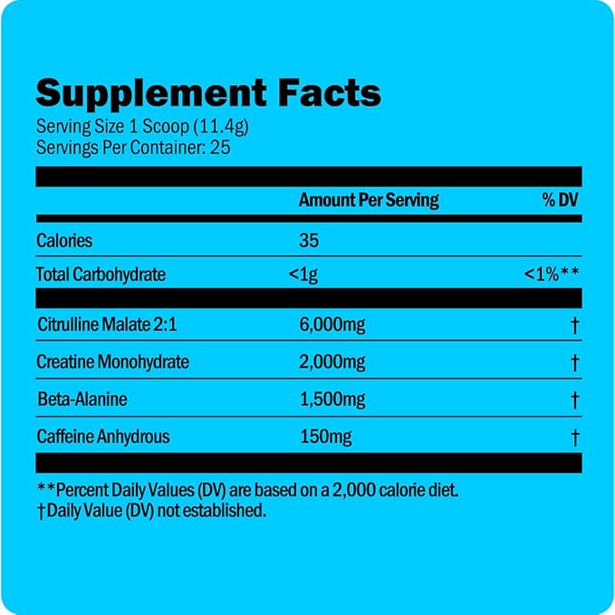 Sport Sugar Free Pre-Workout Powder, Coco Razz, Contains Creatine Monohydrate, Caffeine and Beta Alanine, Pre Workout Powder for Women and Men, 25 Servings