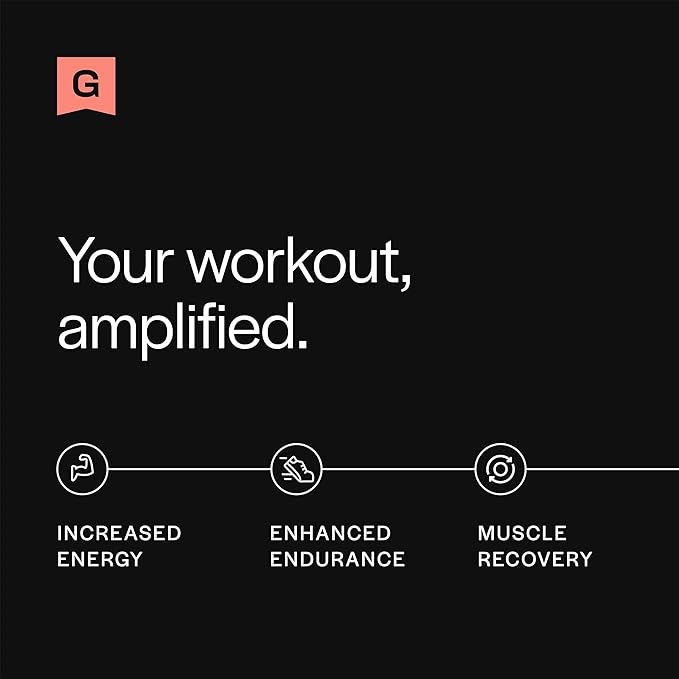 Gainful Performance Pre Workout Powder with Natural Caffeine & Creatine, Strawberry Lemonade Flavor, Supports Energy, Strength, Endurance, & Recovery, BCAAs, Beta Alanine, L-Citrulline, 20 Servings