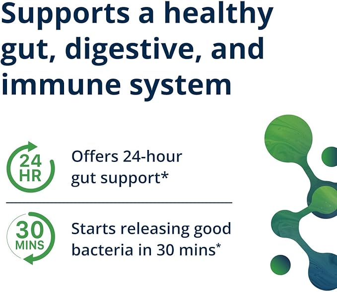 Metagenics UltraFlora Balance Probiotic - Shelf-Stable Daily Gut Health Supplement for Digestive & Immune Support* - Non-GMO & Gluten-Free - 30 Capsules