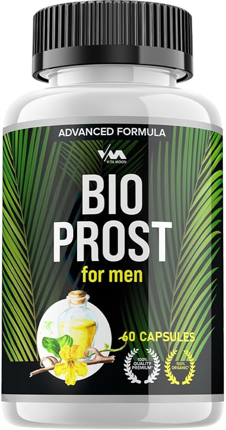 (1 Pack) Bio Prost Support Capsules – BioProst Pills Supplement, Maximum Strength, New Improved Multivitamin Formulation, Bio Prost Reviews, 60 Capsules