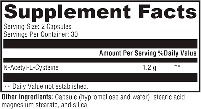 XYMOGEN NAC N-Acetyl-Cysteine 600mg - Cardiovascular, Antioxidant, Liver Detox + Immune Support Supplement - Supports Glutathione Synthesis - Non-GMO NAC Supplement (60 Capsules)