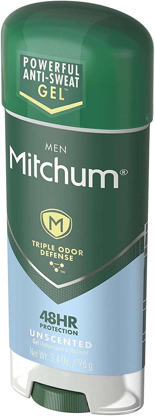 Mitchum Anti-Perspirant & Deodorant, Clear Gel, Unscented, 3.4 oz (96 g)