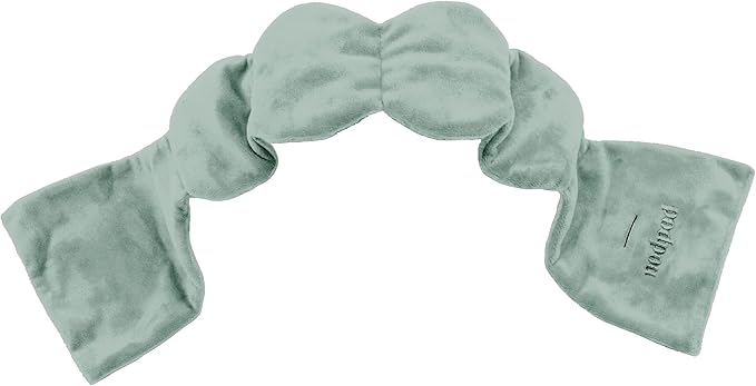 Nodpod Weighted Blanket & Sleep Mask Bundle – Ultra-Soft Body Blanket with Glass Beads + Light-Blocking Eye Mask – Relaxation, Comfort, Travel & Better Sleep - Sage
