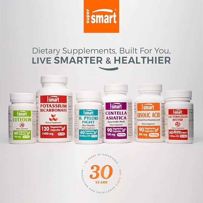 Supersmart OptiMSM (Patented & High Purity Formula) - Methyl-Sulfonyl-Methane MSM Powder Supplement | Vegan & Gluten Free - 200 g