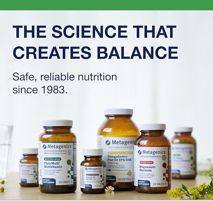 Metagenics UltraFlora Balance Probiotic - Shelf-Stable Daily Gut Health Supplement for Digestive & Immune Support* - Non-GMO & Gluten-Free - 30 Capsules