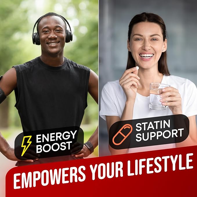 JOYLI Nutrition 2 Pack CoQ10 500mg - High Absorption Coenzyme Q10 Supplement - Co Q 10 for Energy & Vitality - Alternative to CoQ10 400mg & 300mg - 240 Softgels