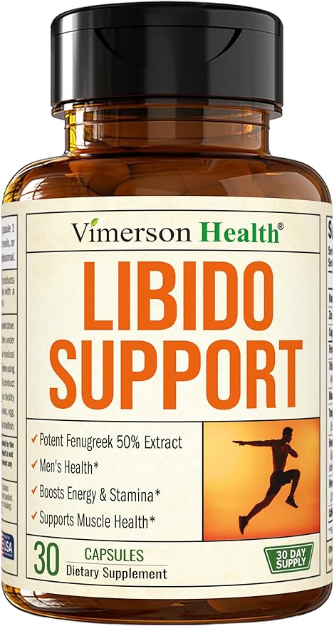 Testosterone Supplement for Men – Libido Support: Maca Root, Fenugreek, Tongkat Ali, Horny Goat Weed & Tribulus | Muscle Builder for Men | Energy, Drive & Strength | Workout Supplements – 30 Capsules