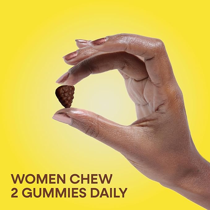 Nature's Way Alive! Women's 50+ Daily Gummy Multivitamins, Women's Supplements, Supports Healthy Heart, Brain & Bones,* B-Vitamins, Mixed Berry Flavored, 130 Gummies (Packaging May Vary)