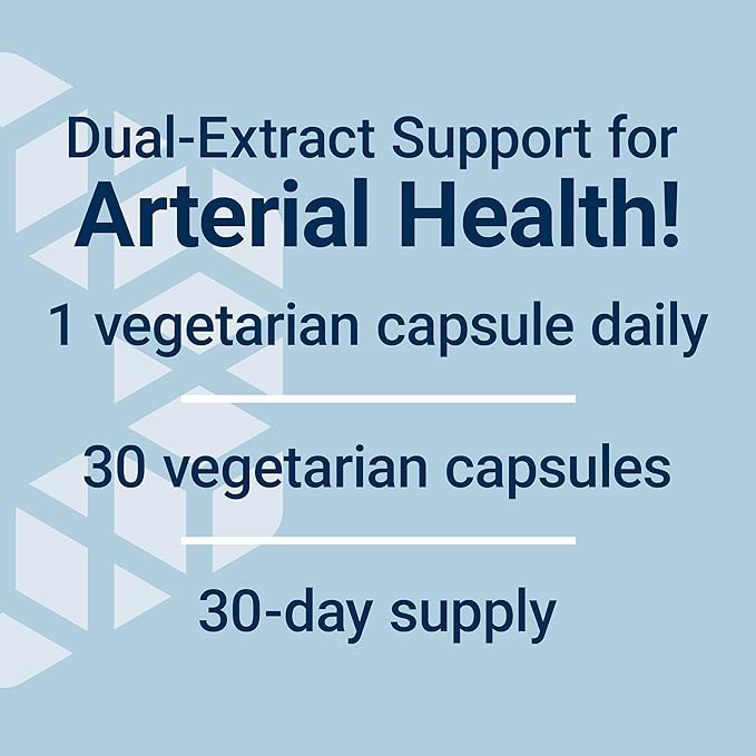 Life Extension Arterial Protect - Blood Pressure Supplement for Heart Health - with gotu kola and Pycnogenol Dried French Maritime Pine bark extracts - Gluten-Free, Non-GMO, Vegetarian - 30 Capsules