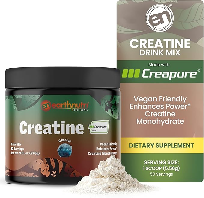 Creatine Monohydrate Powder - Pure Creatine Supplement for Muscle Strength, Strength & Performance - Non-GMO, Sugar-Free, Additive-Free – for Men & Women, Flavored 250g