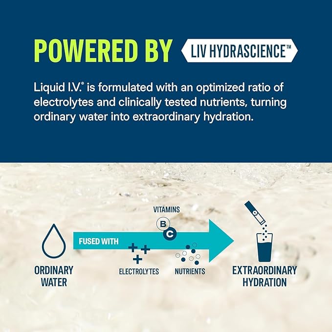 Liquid I.V.® Hydration Multiplier Sugar Free - Strawberry Watermelon | Electrolyte Powder Drink Mix | 1 Pack (14 Servings)