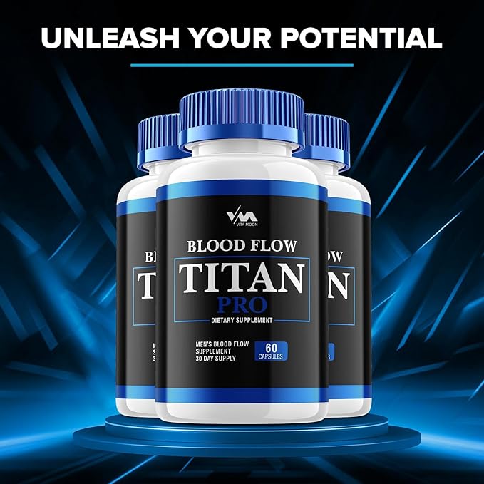 (2 Pack) Titan Pro Advanced Formula Pills, TitanPro Support Supplement, Overall Wellness, Maximum Strength (120 Capsules)