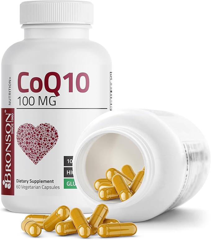 Bronson CoQ10 100 MG High Potency Cellular Energy Production, 60 Vegetarian Capsules