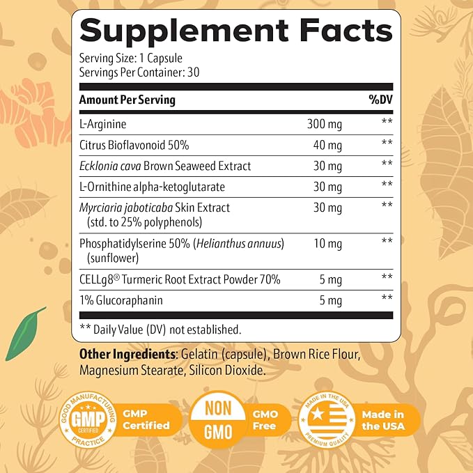 OrexiBurn - 100% Natural Supplement with 8 Plant-Based Ingredients | Non-GMO, No Stimulants, Made in The USA, GMP-Certified | 30 Easy-to-Swallow Capsules, 3 Month Supply