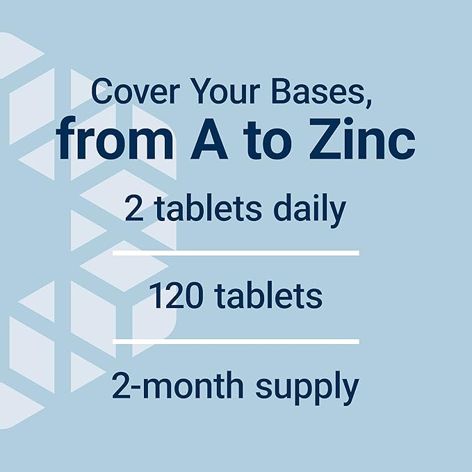 Life Extension Two-Per-Day Multivitamin - Packed with Over 25 Vitamins, Minerals & Extracts -Vitamins B6, C, D - Zinc - Two-Month Supply - Non-GMO, Gluten-Free - 120 Tablets