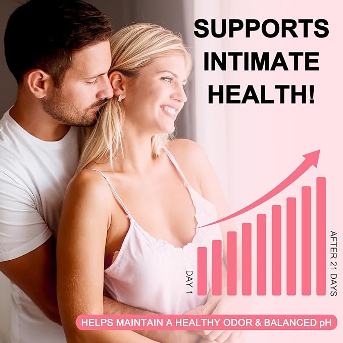 Premium Feminine Balance Gummies, Pineapple Gummies for Women ph, Supports Vaginal Flora, Balances Ph Levels, Boosts Immune Defense, Vegan, Gluten-Free - Hawaiian Pineapple - 60 Count
