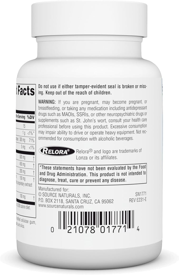 Serene Science Theanine Serene with Relora, Magnesium and GABA - 30 Tablets