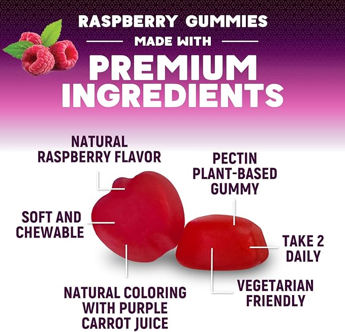 Multivitamin Gummies for Adults, Daily Gummy Vitamins & Minerals for Women & Men, Immune Support Gummy Multivitamins Supplement, Adult Multi VIT Vitamin with Vitamins A, C, D3, B12, Zinc, 120 Gummies
