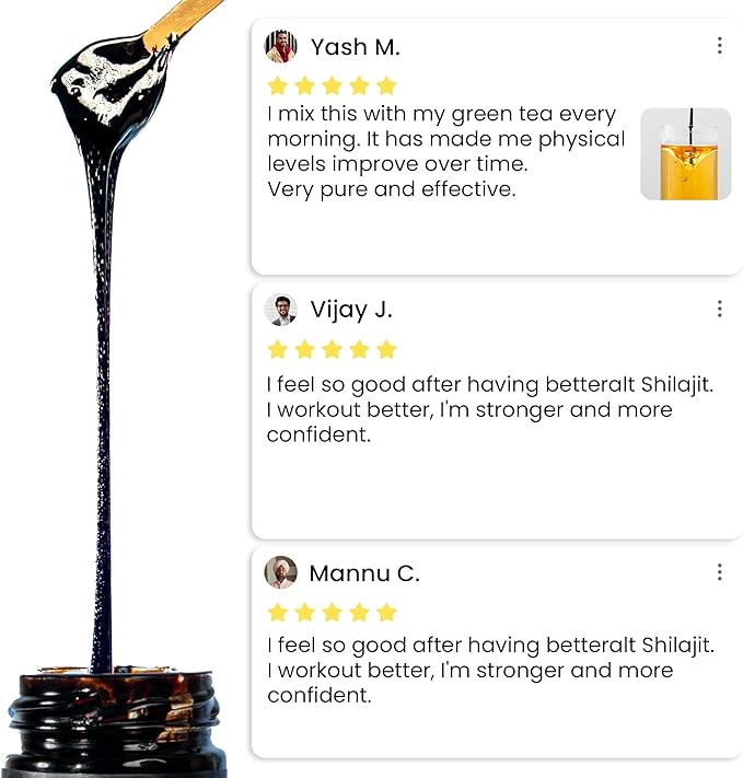 Pure Himalayan Shilajit Resin | High Potency for Men & Women | 75 Servings for Stamina and Muscle Building, 85+ Trace Minerals, 75% Fulvic Acid, with Lab Test Report, 400mg