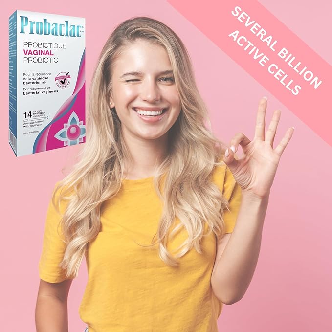 Vaginal Probiotic Bacterial Vaginosis Formula. Reduces The Recurrence of Bacterial vaginosis. Contains 8 Billion Active Cells.Balances Yeast and Bacteria to Maintain Feminine Health (1)