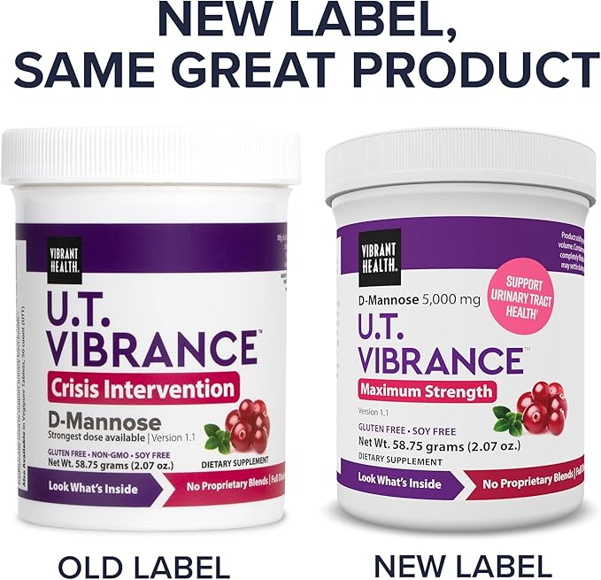 Vibrant Health, U.T. Vibrance Powder, Crisis Intervention for Urinary Tract Health, 10 Servings