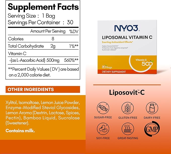 Liposomal Vitamin C Powder & Multivitamin for Women, 2 Pack