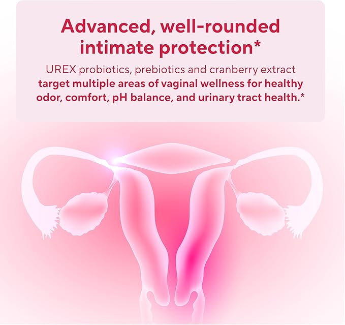 Premium Vaginal Probiotics for Women – Clinically Studied Lactobacillus Vaginal Probiotic with Prebiotic & Cranberry to Balance PH, Reduce Odor, Urinary Tract Support & Feminine Health – 60 Capsules