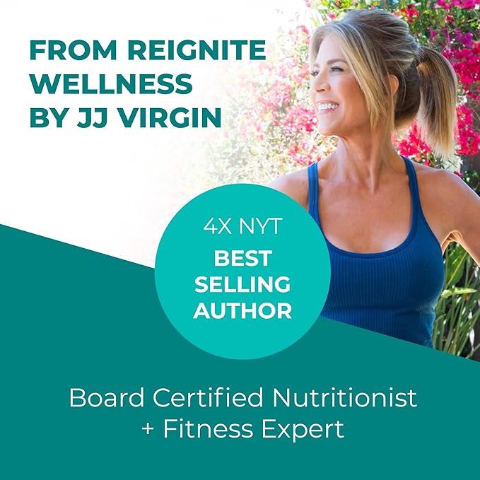 Reignite Wellness by JJ Virgin | SHEatine Powder | Creatine Trifecta for Powerful Aging | Creatine HCL, Taurine & Magnesium Glycinate | Orange Flavor 60 Servings