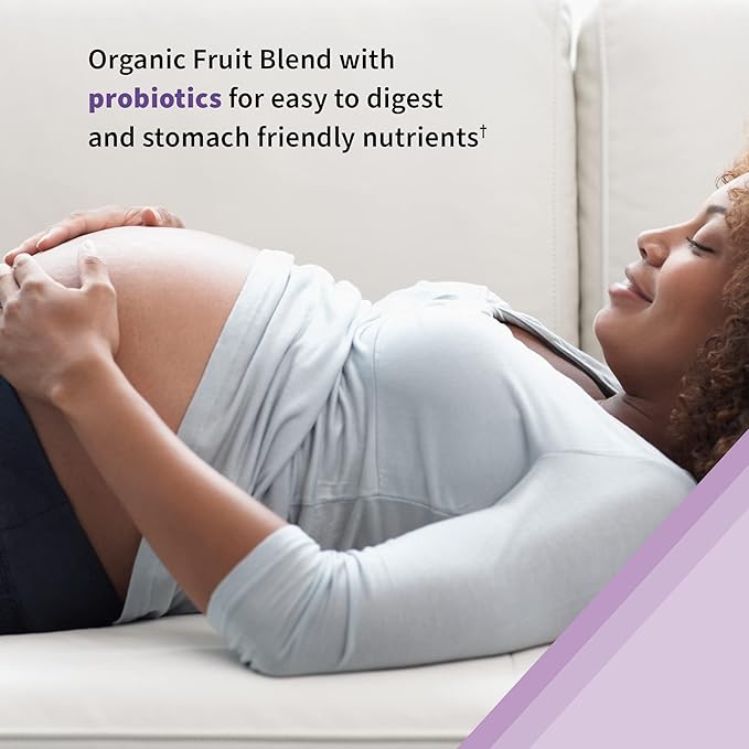 Garden of Life Prenatal Gummy Vitamins for Women with Iron: Folate, Biotin, D3 & Probiotics for Digestion, Vitamin Code Multivitamin, Non-GMO, Gluten-Free, 90 Cherry Lemonade Gummies, 30 Day Supply