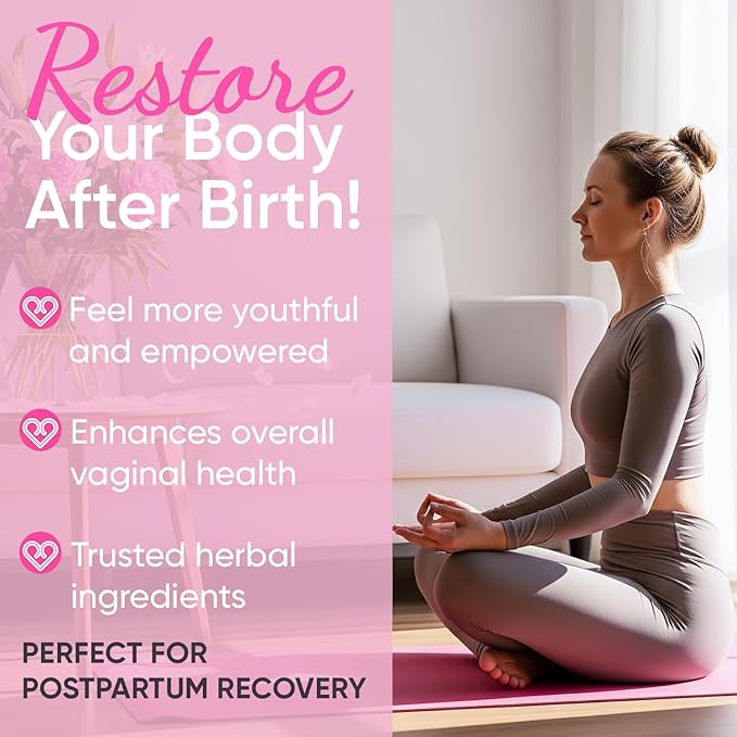 Premium Vaginal Tightening Pills - Tighten Rejuvenate and Lubricate - All-Natural Vaginal Tightening and Holistic Intimate Health - Vegan- Supports Moisture Elasticity & Feminine Wellness Naturally