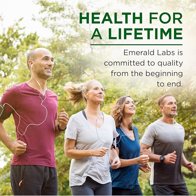 EMERALD LABS Men's 45+ 1-Daily Multi - Made with Saw Palmetto, Lycopene & More for Heart, Bone & Immune Support* - Gluten-Free - 60 Vegetable Capsules