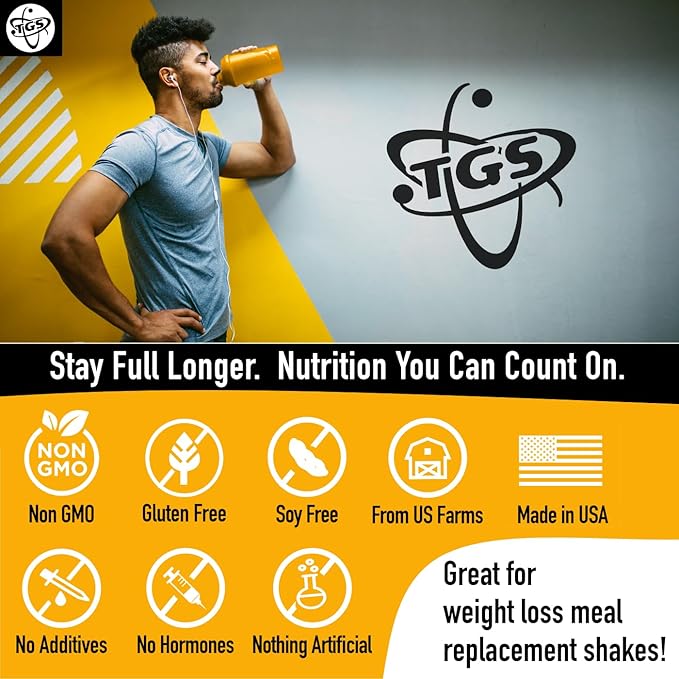 100% Whey Protein Powder Unflavored, Unsweetened for Men & Women - Clean, Natural, No Artificial Ingredients - 2lb, Soy Free, No Gluten, Keto, Low Carb - Post Workout Muscle Growth