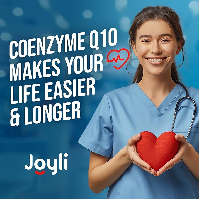JOYLI Nutrition 2 Pack CoQ10 500mg - High Absorption Coenzyme Q10 Supplement - Co Q 10 for Energy & Vitality - Alternative to CoQ10 400mg & 300mg - 240 Softgels