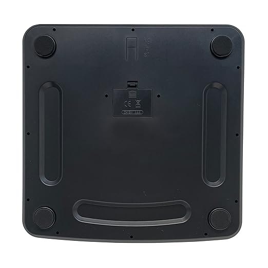 Taylor Digital Bath Scale with Antimicrobial Surface Protection, Bathroom Scale for Body Weight, 400 lbs. Black