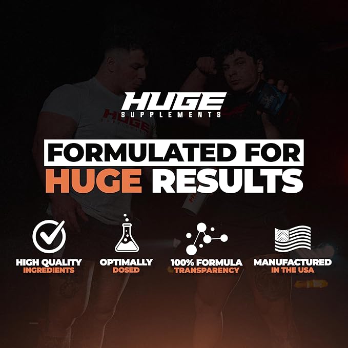 Huge Whey, Protein Powder for Muscle Gain, 25g Protein, 12g EAAs, Supports Muscle Growth, Performance & Recovery (Cinnamon Bun, 30 Servings)