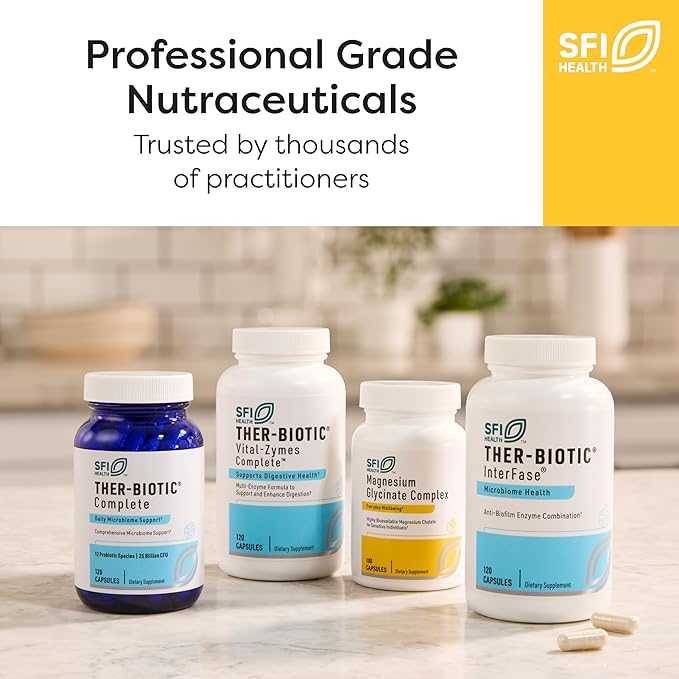 Klaire Labs SFI Health B Complex Plus - High Potency B Vitamin Complex with B12 Methylcobalamin, B6 & Metafolin Folate - Energy, GI Tract & Brain Health Support - Hypoallergenic (100 Capsules)