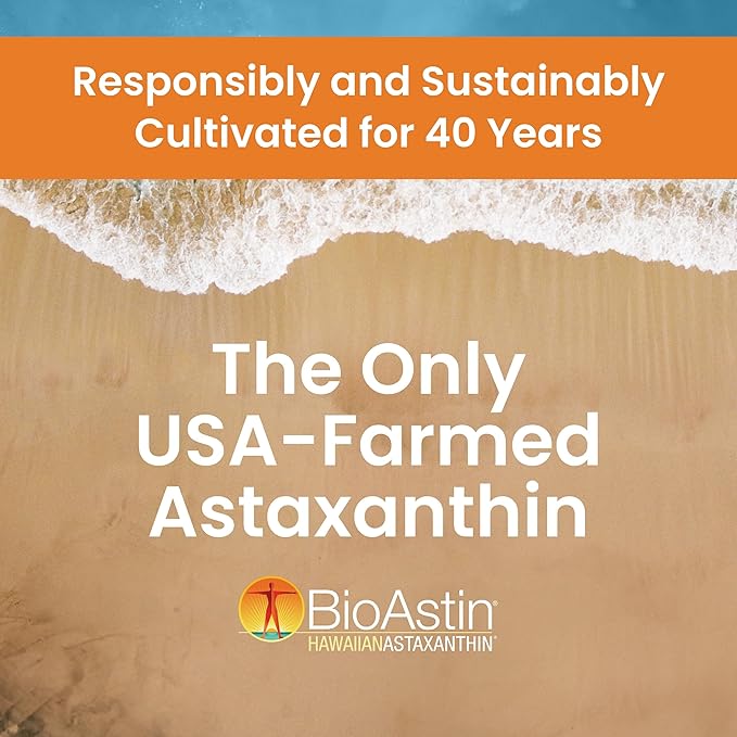 NUTREX HAWAII BioAstin Hawaiian Astaxanthin - 12mg, 90 Softgels - Farm-Direct Premium Antioxidant Supplement to Support Eye, Skin, Joint & Immune System Health - Non-GMO & Gluten-Free