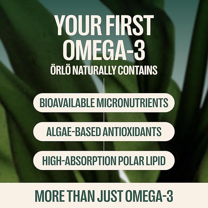 Orlo PRENATAL DHA - Prenatal DHA Omega 3 Supplement - Triple Strength Omega3s - Vegan DHA & EPA Algae Omega-3 Oil - Supports Brain Development During Pregnancy & Lactation (120 Mini Softgels Kit)