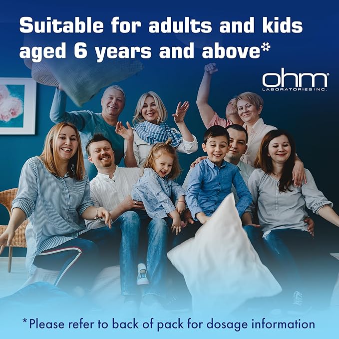 Ohm Loperamide Hydrochloride 2mg Caplets (24 Count) - Anti Diarrhea Pills for Adults, Effective Stomach Relief, Antidiarrheal Pills, Fast Acting Travel Medicine