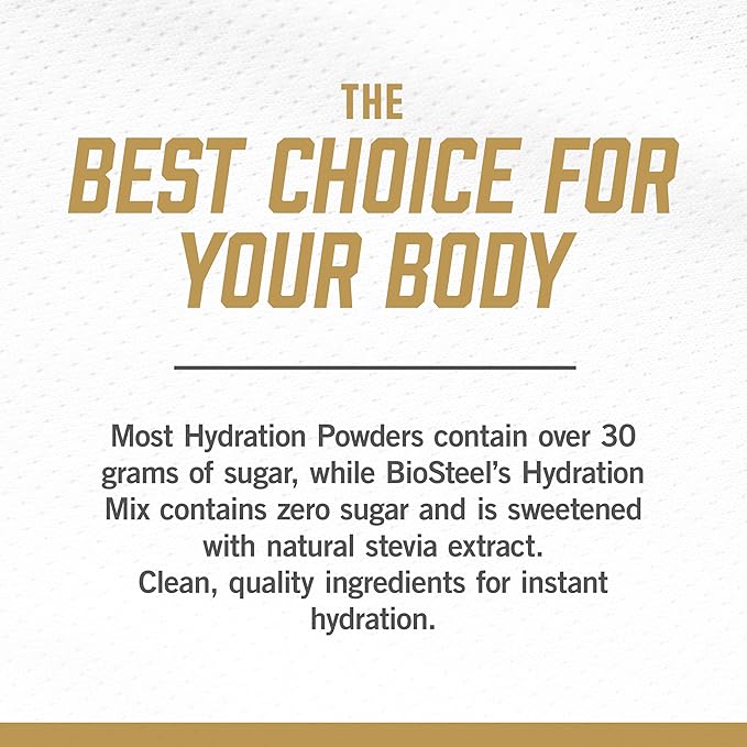 BIOSTEEL Zero Sugar Hydration Mix, Great Tasting Hydration with 5 Essential Electrolytes, Fruitropolis, 45 Servings per Tub