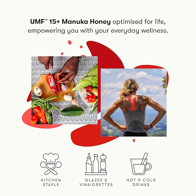 New Zealand Honey Co. Raw Manuka Honey UMF 15+ | MGO 514+, UMF Certified / 17.6oz