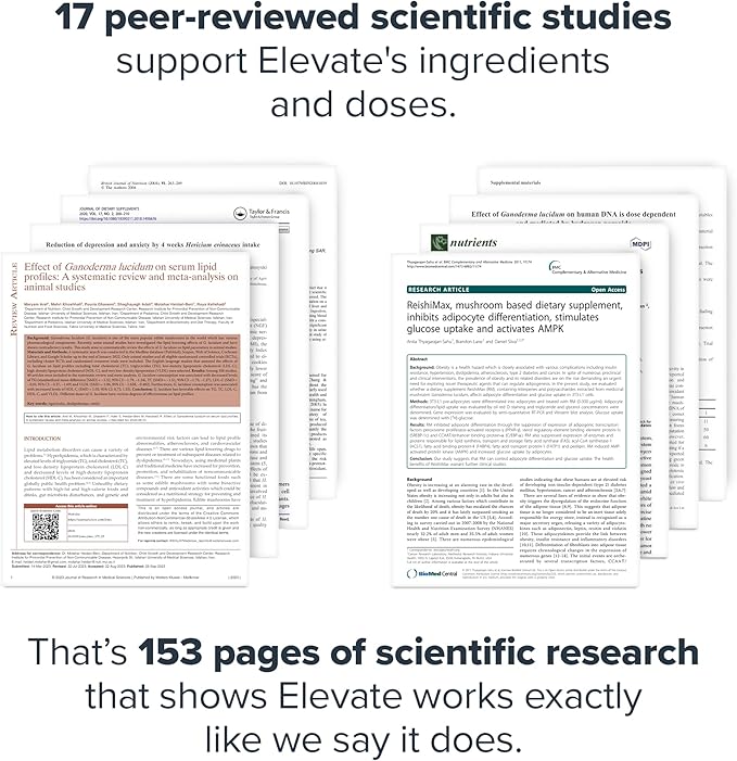 LEGION Elevate Mushroom Supplement Powder - Mushroom Blend of Lions Mane Powder, Reishi Powder & Beta-Glucan- Mushroom Powder to Boost Immune System, Mood & Performance Dutch Chocolate (30 Servings)
