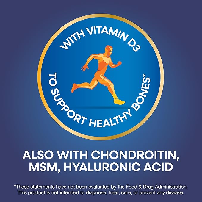 Nature’s Way Joint Movement Glucosamine Drink Mix, Ultra Strength Glucosamine, MSM, Hyaluronic Acid, Vitamin D3, Supports Bones, Muscles, Cartilage*, No Sugar, No Shellfish, 30 Unflavored Packets