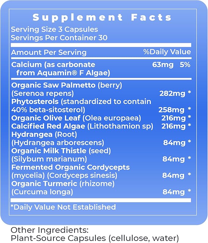 Premier Research Labs ProstaVen - Prostate Supplements for Men, Prostate Health Formula, Natural Supplement with Organic Saw Palmetto - 90 Vegetarian Capsules