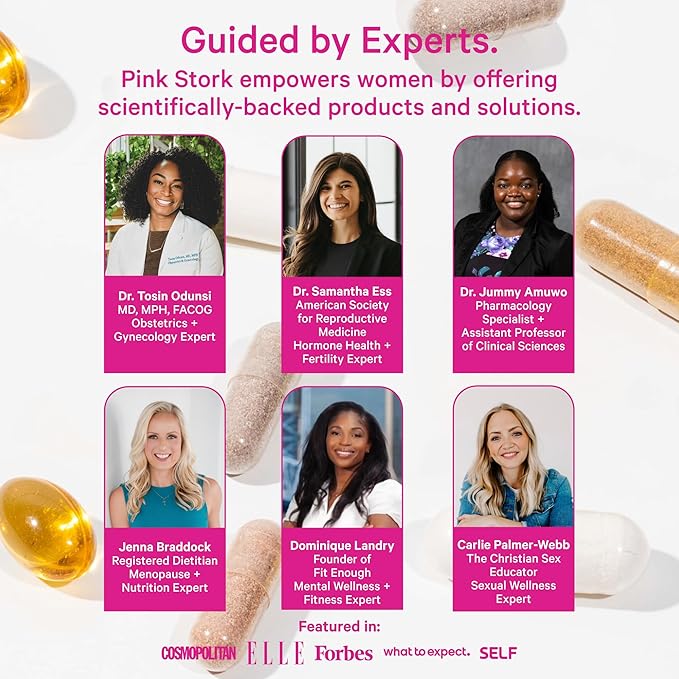 Pink Stork Vitamin B6, Ginger, Electrolyte Capsule - GLP1 Support - Natural Digestive Support with Peppermint, Potassium, Magnesium - Gentle on The Stomach - Motion Sickness Must Haves - 60ct