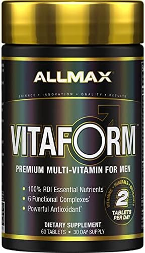 ALLMAX Nutrition - Vitaform - Multi-Vitamin for Men, 60 Tablets (Pack of 1)